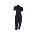 ION Element 3/2 Overknee Neoprenanzug für Damen in Schwarz mit Rückenreißverschluss, Kurzarm, Frontansicht
