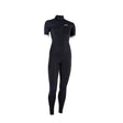 ION Element 3/2 SS Back Zip Neoprenanzug Damen schwarz Kurzarm Frontansicht