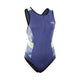 ION Amaze V-Back 1.5 Damen Neoprenanzug blau mit V-Rücken, Frontansicht
