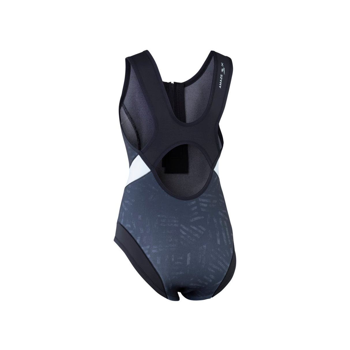 ION Amaze V-Back 1.5 Damen Neoprenanzug in Schwarz mit V-Rückenausschnitt, Vorderansicht