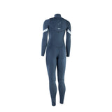 ION Element 3/2 Front Zip Damen Neoprenanzug dunkelblau mit weißen Akzenten, Frontansicht