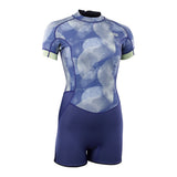 ION Amaze Shorty 2.5 2026 Neoprenanzug in Blau mit Quallenmuster, Frontalansicht