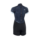 ION Amaze Shorty 2.5 2026 Neoprenanzug dunkelblau schwarz Rückansicht Kurzarm Wassersport