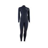 ION Static 3/2 Back Zip Damen Neoprenanzug dunkelblau, Frontalansicht