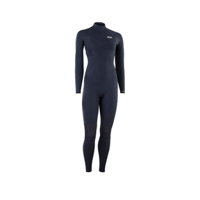 ION Static 3/2 Back Zip Damen Neoprenanzug dunkelblau, Frontalansicht