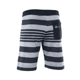 ION Surf Shield 2026 Badehose gestreift Schwarz Grau Rückansicht