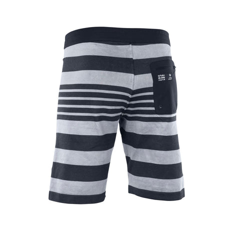 ION Surf Shield 2026 Badehose gestreift Schwarz Grau Rückansicht