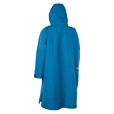 ION Storm Coat Unisex 2026 in Blau mit Kapuze, Frontalansicht, Funktionsmaterial, wasserdicht