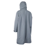 ION Storm Coat Unisex 2026 in Grau, Rückansicht mit Kapuze, Funktionsjacke aus Synthetik