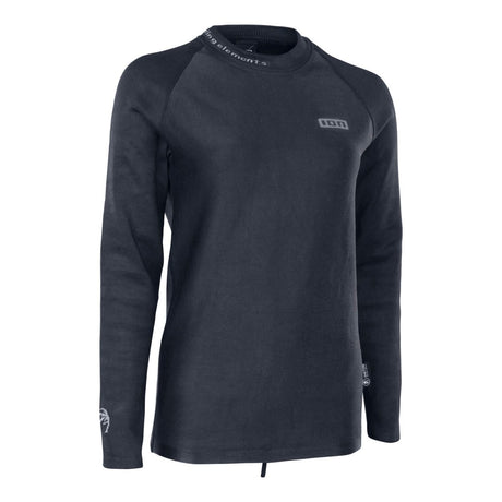 ION Rashguard LS Surf Shield SS2026 dunkelblau, Langarm-Schwimmshirt aus Neopren, Frontalansicht