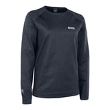 ION Wetshirt LS Surf Shield 2026 Langarmshirt in Dunkelblau, Frontalansicht mit ION-Logo