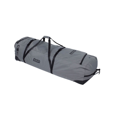 ION Kite Gearbag Core 2026 grau, Transporttasche mit schwarzen Griffen und Kompressionsriemen, Seitenansicht
