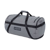 ION Session Duffel Bag 2026, Grau, Sporttasche mit schwarzen Henkeln und Tragegurten, Seitenperspektive