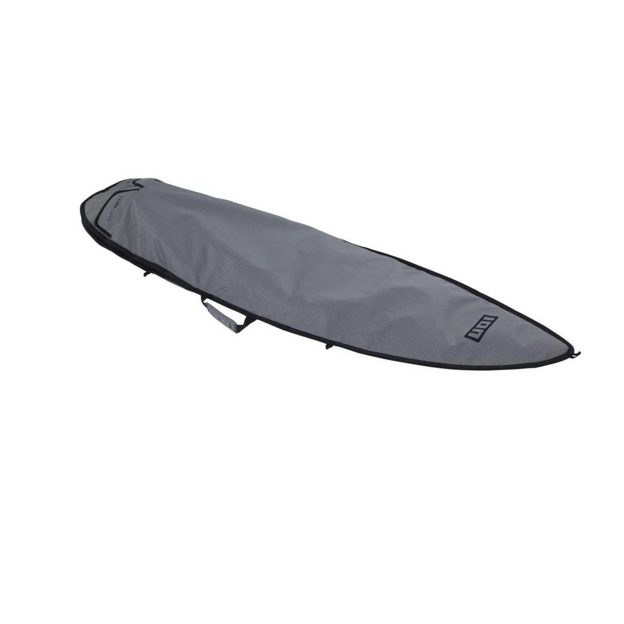 ION Surf Boardbag Core 2024 Schutzhülle grau mit Tragegriffen, Seitenansicht