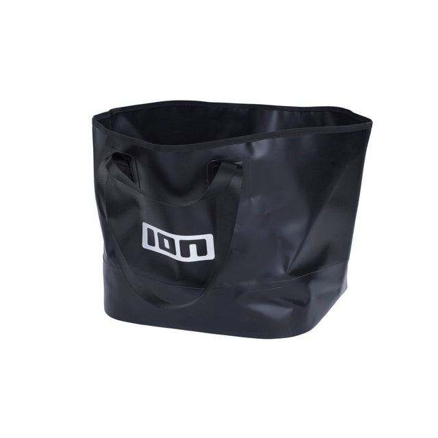 ION Changing Bucket 2026, schwarzer Wechseleimer aus Kunststoff mit Griffen, Frontansicht