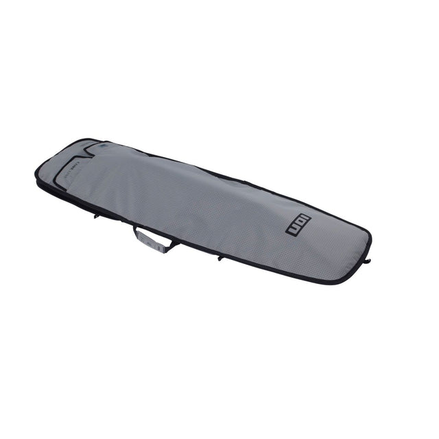 ION Twintip Boardbag Core 2024 grau mit schwarzen Akzenten, Transporttasche aus strapazierfähigem Material, Seitenperspektive