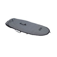ION Pump Foil Boardbag Core 2024 grau, Transporttasche für Foilboards, seitliche Ansicht mit Griffen und Logo