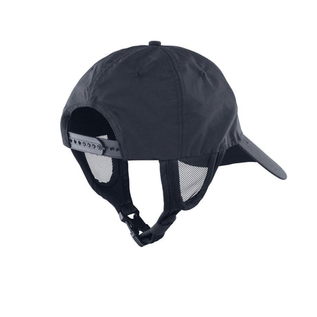 ION Surf Cap 2026 Neopren-Mütze in Dunkelblau mit Kinnriemen und Mesh-Belüftung, Frontansicht