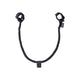 ION Wing Harness Line Elastic 2026, schwarze elastische Verbindungsleine mit Ringen, Produktansicht