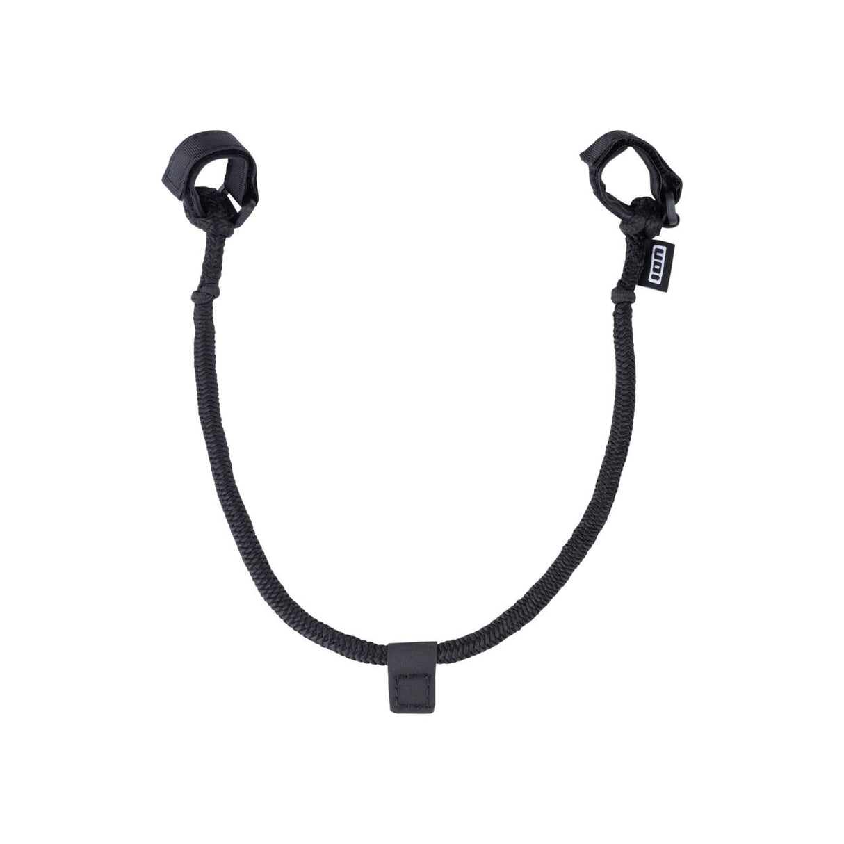 ION Wing Harness Line Elastic 2026, schwarze elastische Verbindungsleine mit Ringen, Produktansicht
