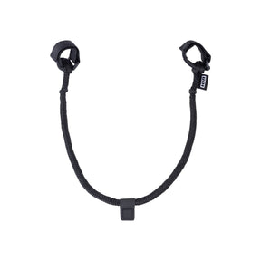 ION Wing Harness Line Elastic 2026, schwarze elastische Verbindungsleine mit Ringen, Produktansicht