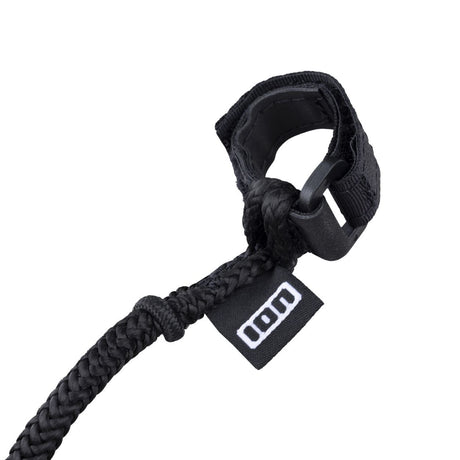 ION Wing Harness Line Elastic 2026 schwarze Trapezleine mit geflochtenem elastischem Seil und Schlaufe