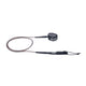 ION Surf Leash Core Ankle 2026, grau-schwarze Fußschlaufe mit Neopren-Manschette und Kordel, Produktansicht