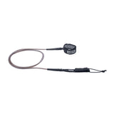 ION Surf Leash Core Ankle 2026, grau-schwarze Fußschlaufe mit Neopren-Manschette und Kordel, Produktansicht