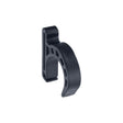 ION Hook Wing Slim 2026 Trapez-Verbindungshaken aus schwarzem Kunststoff, Seitenansicht