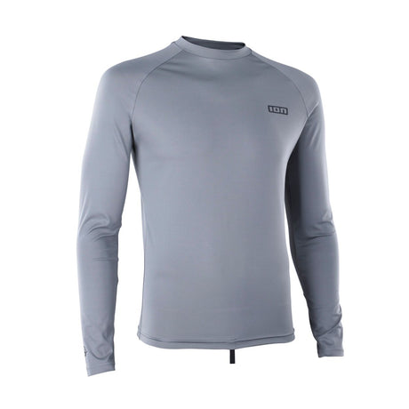 ION Rashguard LS 2026 Langarm-Shirt grau aus Funktionsmaterial, Frontansicht