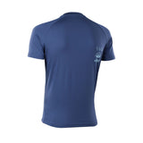 ION Rashguard SS 2024 Kurzarm Shirt in Blau, Rückansicht, schnelltrocknend