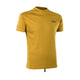ION Rashguard SS 2024 in Goldgelb, Kurzarm-Badeshirt aus funktionalem Material, Frontansicht