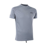 ION Rashguard SS 2024 Kurzarm Funktionsshirt in Grau, Frontalansicht