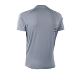 ION Rashguard SS 2024 grau, Kurzarm-Funktionsshirt aus schnelltrocknendem Material, Rückansicht