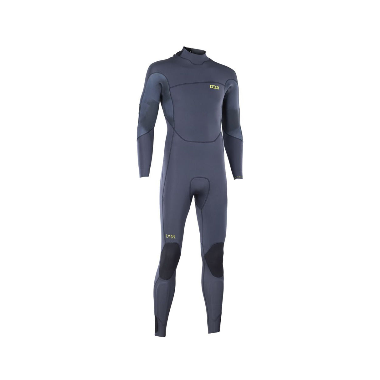 ION Seek Core 4/3 Back Zip Neoprenanzug in Blau-Schwarz, Frontalansicht