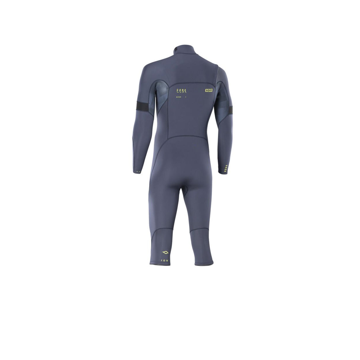 ION Seek Core 4/3 Overknee LS Front Zip Neoprenanzug Herren dunkelblau Rückansicht