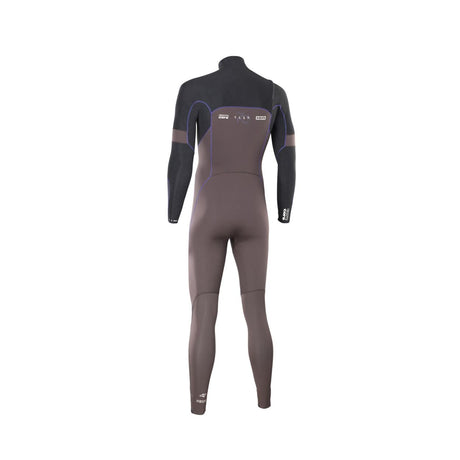 ION Seek Core 4/3 Front Zip Neoprenanzug in Grau und Schwarz, Rückansicht