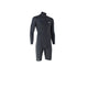 ION Seek Core 3/2 Shorty LS Front Zip Neoprenanzug für Herren in Schwarz, Frontalansicht