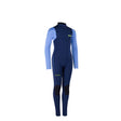ION Capture 4/3 Back Zip Junior Neoprenanzug in Dunkelblau und Hellblau, Frontalansicht