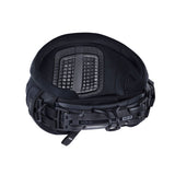 ION Riot Curv 2026 Kiteboard-Helm schwarz mit Lüftungsgittern, Draufsicht