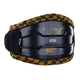 ION Riot Curv 2026 Kiteboarding Trapez schwarz-gold kariert, Frontansicht mit gepolstertem Neopren und ION Logo