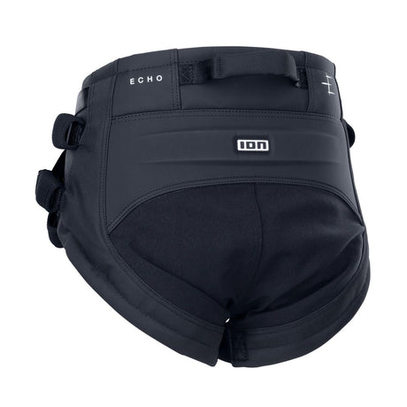 ION Echo 2026 Trapez Waistguard schwarz, Rückansicht, Neopren mit Seitenschnallen