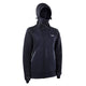 ION Neo Shelter Jacket 2024 schwarze Wassersportjacke mit Kapuze, Frontalansicht