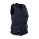 ION Lunis Vest Full Padded 2026 schwarze Prallschutzweste mit Reißverschluss, Frontalansicht