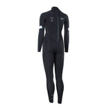 ION Amaze Core 5/4 Back Zip Neoprenanzug Damen schwarz mit weißen Armstreifen, Frontansicht