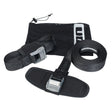ION Roof Straps 2026 schwarze Befestigungsgurte mit Metallschnallen und Transporttasche, Frontansicht