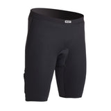 ION Neo Shorts 2.5 Herren schwarze Neopren-Badeshorts mit gepolstertem Schritt, Frontansicht