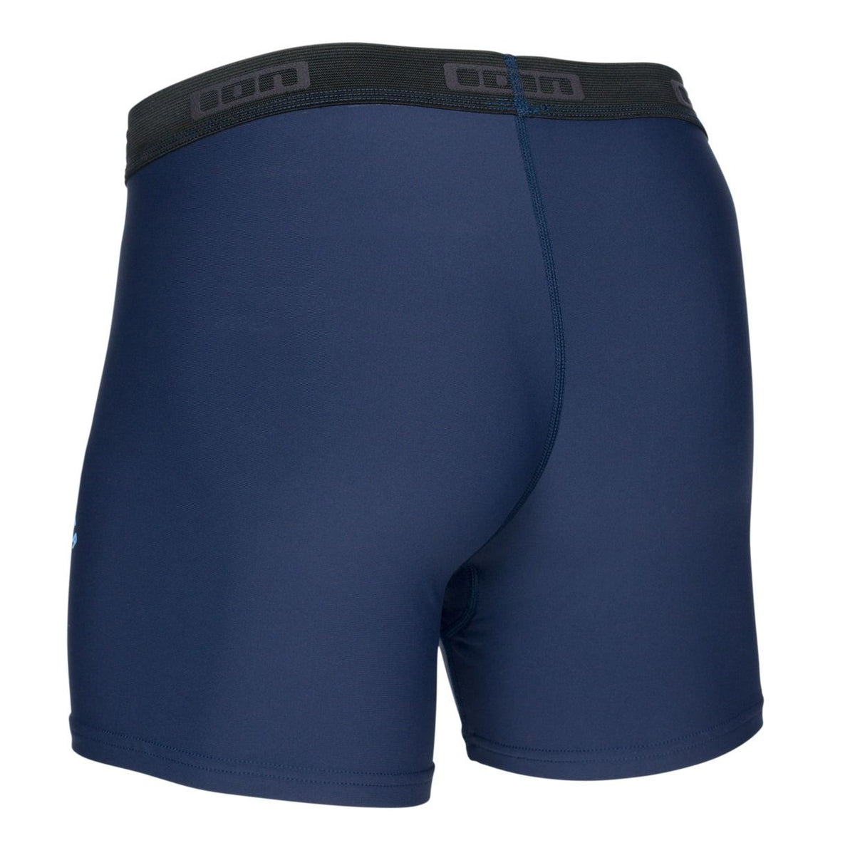 ION Ball Slapper Shorts 2026 in Marineblau mit schwarzem elastischem Bund, Seitenansicht