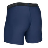 ION Ball Slapper Shorts 2026 in Marineblau mit schwarzem elastischem Bund, Seitenansicht