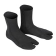 ION Plasma 0.5 Neoprensocken in Schwarz, 2er-Paar mit verstärkter Zehenpartie, Frontansicht